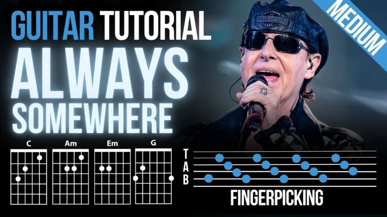 Always Somewhere – Scorpions | Guitar Tutorial + Free Tabs
