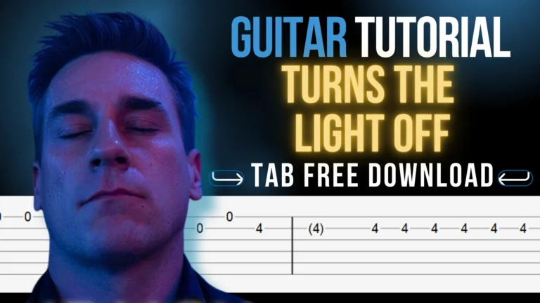Turns The Ligth Off Guitar Tab