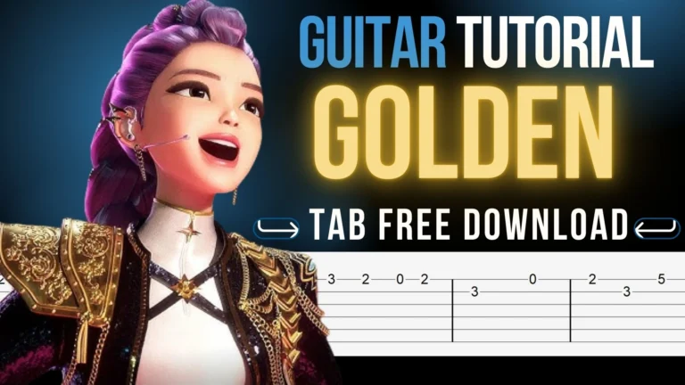 Golden – HUNTR/X Guitar Tab | Free Tablature Download