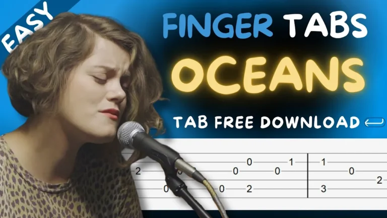 oceans Hillsong Fingerstyle Tab